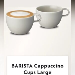 NIB Nespresso Barista Cappuccino Large Cups